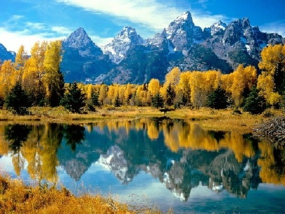 Grand Teton Mountain Reflection