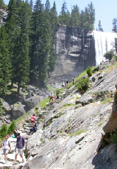 The Mist Trail Staircase