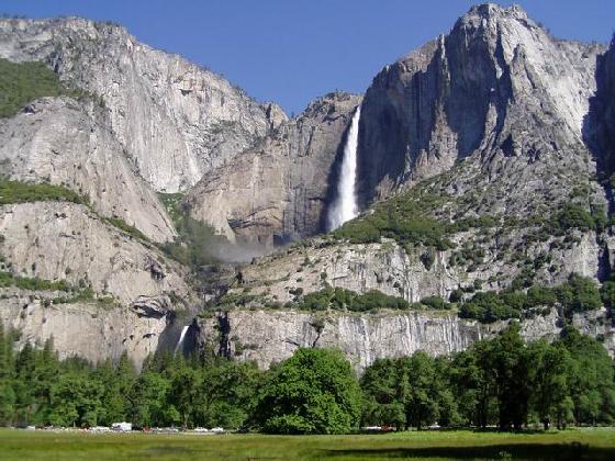 national park yosemite falls